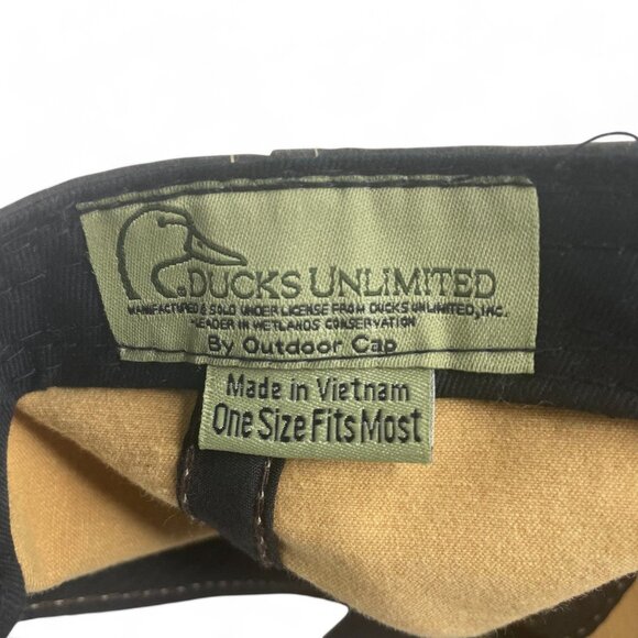 Ducks Unlimited Camo DU Leader 2016 Adjustable Cotton Ball‎ Cap Hat Hunting - Picture 4 of 5